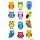 Herma Sticker MAGIC Tiere Eulen glittery 1 Bl