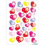 Herma Sticker MAGIC Love Punkteherzen Stone 1 Bl