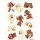 Herma Sticker MAGIC Tiere Bärchen glittery 1 Bl