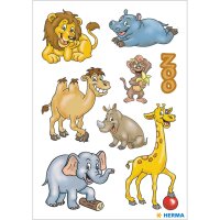 Herma Sticker DECOR Tiere Zootiere 3 Bl