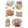 Herma Sticker DECOR Blumen Nostalgische Blumentöpfe 3 Bl