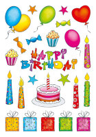 Herma Sticker DECOR Geburtstag beglimmert 2 Bl