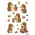 Herma Sticker DECOR Tiere Igel 3 Bl