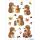 Herma Sticker DECOR Tiere Igel 3 Bl