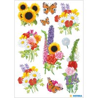 Herma Sticker DECOR Blumen Moderne Blumen 3 Bl