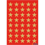 Herma Sticker DECOR Weihnachten Sterne gold Ø 13 mm 3 Bl