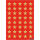 Herma Sticker DECOR Weihnachten Sterne gold Ø 13 mm 3 Bl