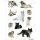Herma Sticker DECOR Tiere Katzenfotos 3 Bl