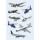 Herma Sticker DECOR Flugzeuge 3 Bl