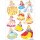 Herma Sticker DECOR Prinzessinnen 3 Bl
