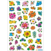 Herma Sticker DECOR Blumen Kleine Blumenköpfe 3 Bl