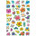 Herma Sticker DECOR Blumen Kleine Blumenköpfe 3 Bl