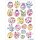 Herma Sticker DECOR Bunte Gesichter 3 Bl
