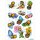 Herma Sticker DECOR Tiere Lustige Bienen 3 Bl