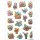 Herma Sticker DECOR Blumen Blumen im Körbchen 3 Bl