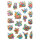 Herma Sticker DECOR Blumen Blumen im Körbchen 3 Bl