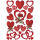 Herma Sticker DECOR Love Herzen und Rosen 3 Bl