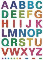 Herma Sticker MAGIC Buchstaben glittery 1 Bl