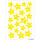 Herma Sticker MAGIC Weihnachten Sterne neon-gelb 1 Bl