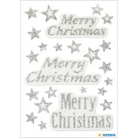 Herma Sticker MAGIC Weihnachten Merry Christmas glittery...