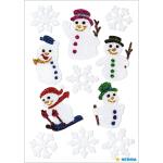 Herma Sticker MAGIC Weihnachten Schneemänner...