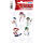 Herma Sticker MAGIC Weihnachten Schneemänner glittery 1 Bl