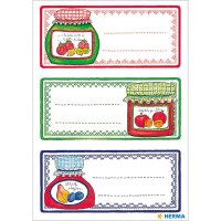 Herma Etiketten für den Haushalt 76 x 35 mm Einmachgläser 4 Bl 12 Etik.