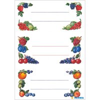 Herma Etiketten für den Haushalt 76 x 35 mm Beerenarrangements 4 Bl 12 Etik.