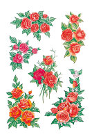 Herma Sticker DECOR Blumen Rosenbouquets 3 Bl