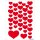 Herma Sticker DECOR Love Kleine Herzen rot 3 Bl