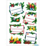 Herma Sticker DECOR Weihnachten Tannengestecke beglimmert 2 Bl
