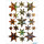 Herma Sticker DECOR Weihnachten Sterne Holografie gold 1 Bl