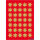 Herma Sticker DECOR Weihnachten Sterne gold Ø 16 mm 3 Bl