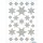 Herma Sticker DECOR Weihnachten Sterne silber Irisfolie 1 Bl