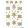 Herma Sticker DECOR Weihnachten Sterne silber und gold 1 Bl