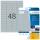Herma Etiketten permanent haftend 45,7 x 21,2 mm Folie silber wetterfest 25 Bl 1200 Etik. LaserCopy
