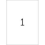 Herma Etiketten permanent haftend 210 x 297 mm Folie...