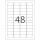 HERMA Sicherheitsetikett 45,7 x 21,2 mm (B x H) weiß 1.200 Etik./Pack.