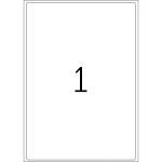 Herma Etiketten für Adressen permanent haftend 199,6 x 289,1 mm weiss PREMIUM 100 Bl 100 Etik. LaserInkCopy