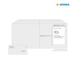 Herma Etiketten für Adressen permanent haftend 199,6 x 289,1 mm weiss PREMIUM 100 Bl 100 Etik. LaserInkCopy