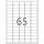 PREMIUM Adressetiketten A4, 38,1 x 21,2 mm, permanent haftend