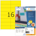 Herma Etiketten permanent haftend 105 x 37 mm gelb 100 Bl...