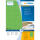 Herma Etiketten permanent haftend 105 x 37 mm grün 100 Bl 1600 Etik. LaserInkCopy