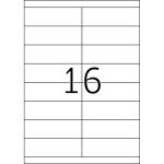 PREMIUM Etiketten A4, 105 x 33,8 mm, weiß, permanent haftend