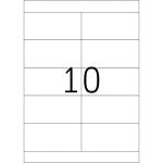 Herma Etiketten permanent haftend 105 x 50,8 mm weiss PREMIUM 100 Bl 1000 Etik. LaserInkCopy
