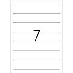 Herma Ordnerrückenschilder permanent haftend 192 x 38 mm weiss 100 Bl 700 Etik. LaserInkCopy