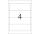 Herma Ordnerrückenschilder permanent haftend 192 x 61 mm rot 100 Bl 400 Etik. LaserInkCopy