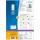 Herma Ordnerrückenschilder permanent haftend 192 x 61 mm blau 100 Bl 400 Etik. LaserInkCopy