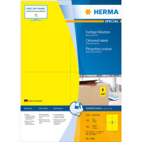 Herma Etiketten permanent haftend 105 x 148 mm gelb 100...