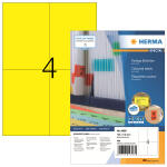 Herma Etiketten permanent haftend 105 x 148 mm gelb 100...